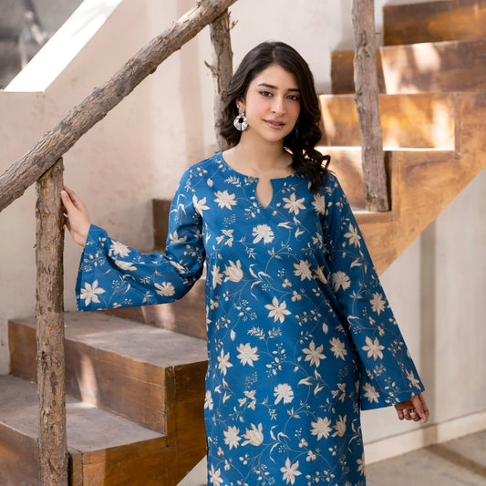 2 Piece printed Stitched Lawn Suit