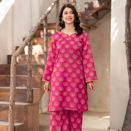 2 Piece printed Stitched Lawn Suit