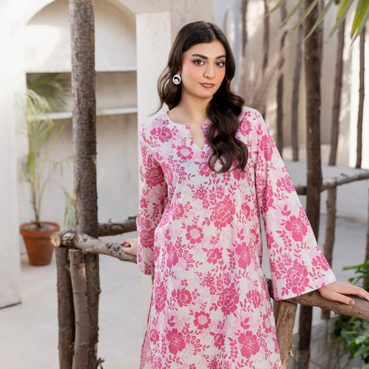 2 Piece printed Stitched Lawn Suit