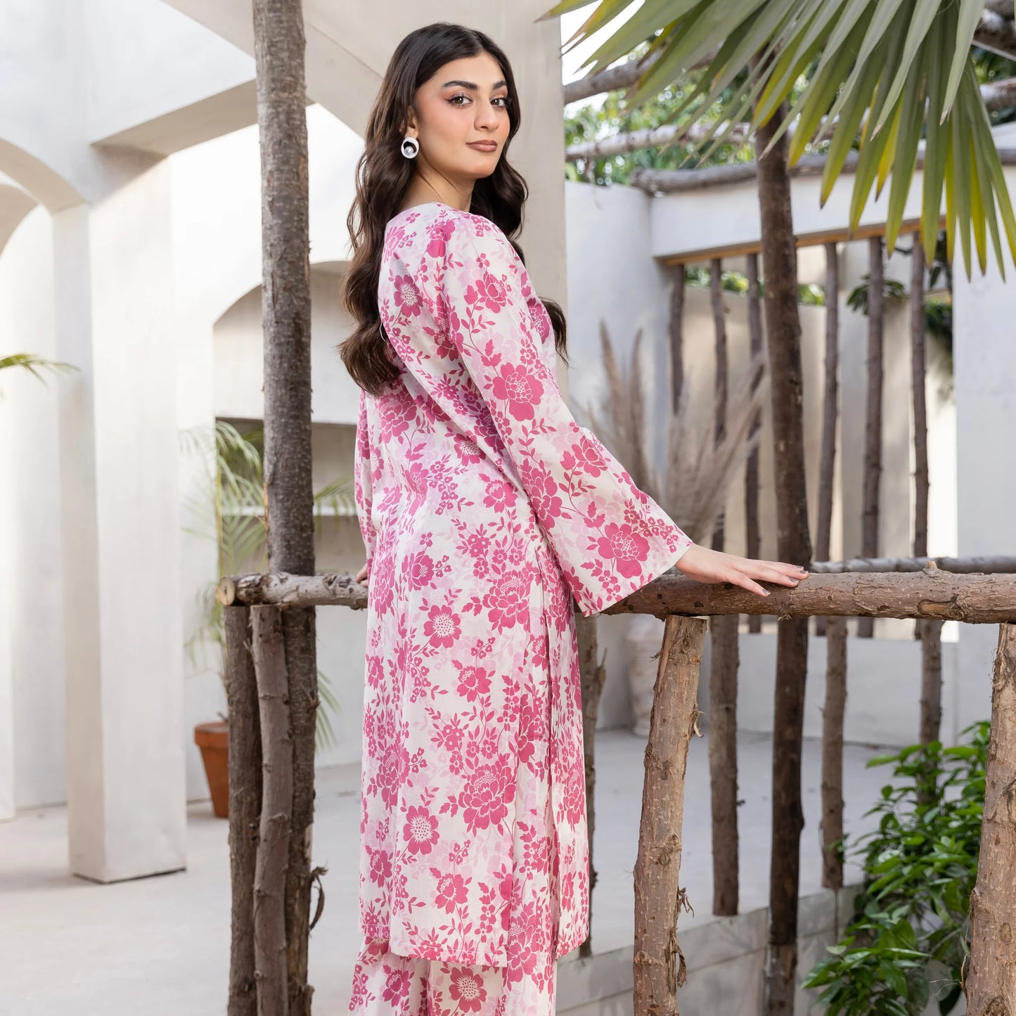 2 Piece printed Stitched Lawn Suit