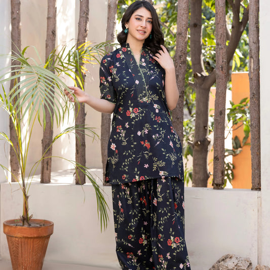 2 Piece printed Stitched Lawn Suit