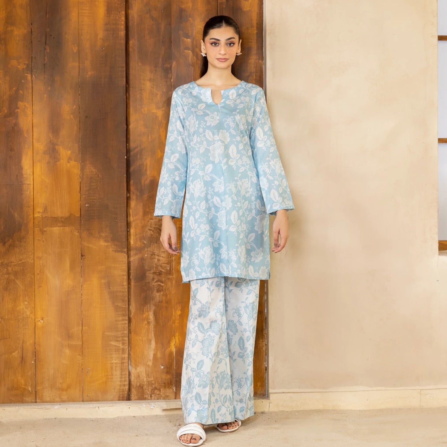 2 Piece printed Stitched Lawn Suit